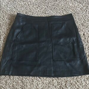 LOFT Black Mini Skirt